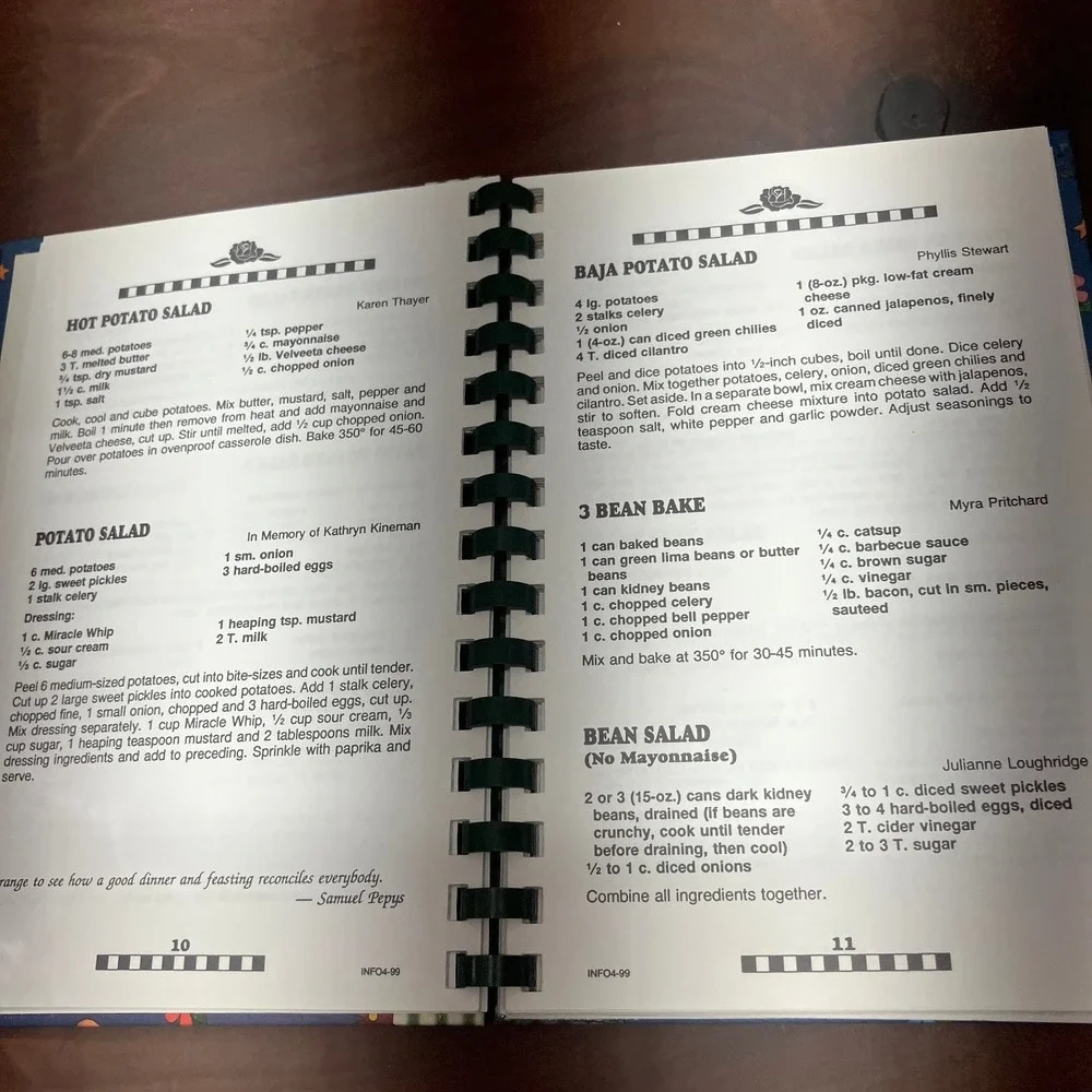 Grade A Recipes St. Thomas Elementary 1999 Cookbook Morris Press Sample
